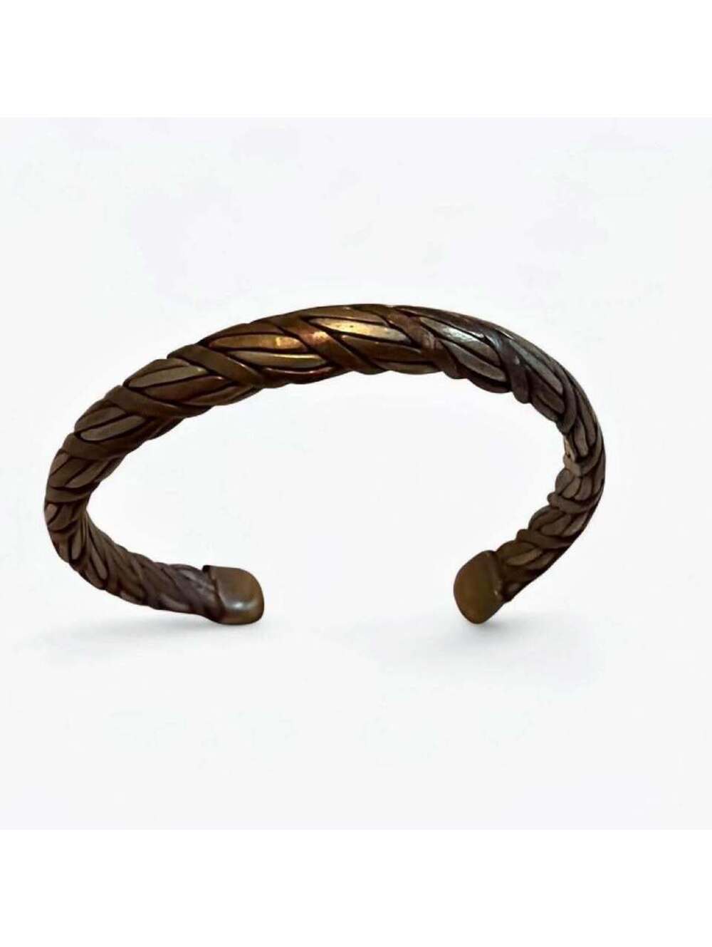 Vintage Twisted Copper Cuff Bracelet